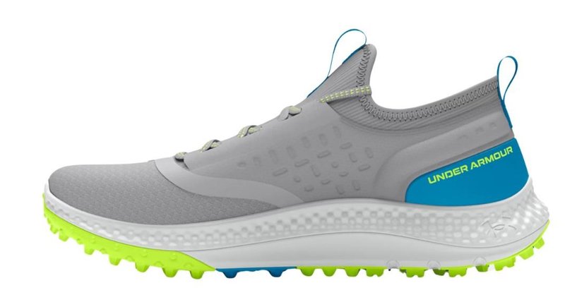 Under Armour GS Charged Phantom SL scarpe da golf junior, mod gray/capri