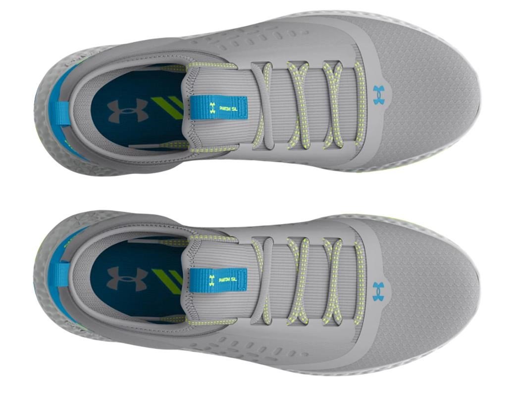 Under Armour GS Charged Phantom SL scarpe da golf junior, mod gray/capri