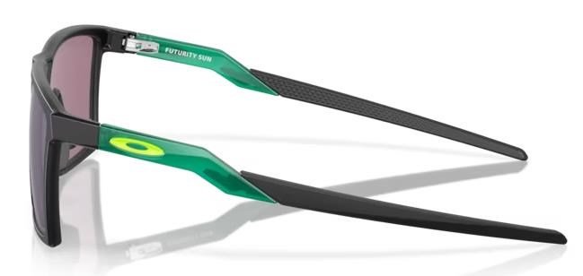 Oakley Futurity Sun occhiali da sole, Prizm Jade Lenses/Satin Black Frame