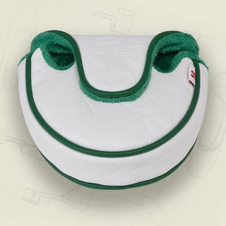 PING Golf Ping Looper Mallet Putter Headcover, bianco/verde