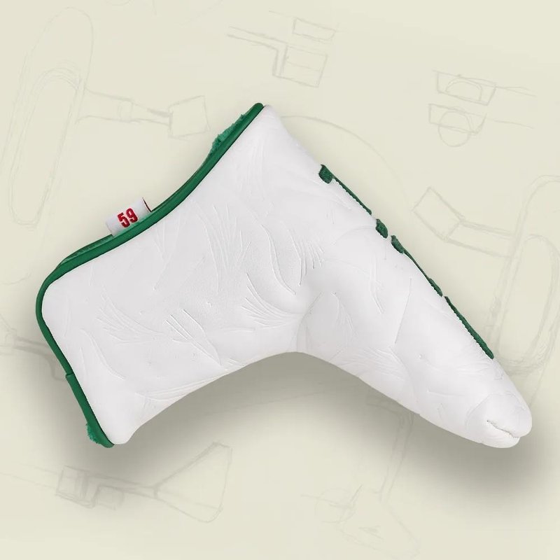 PING Golf Ping Looper Blade Putter Headcover, bianco/verde