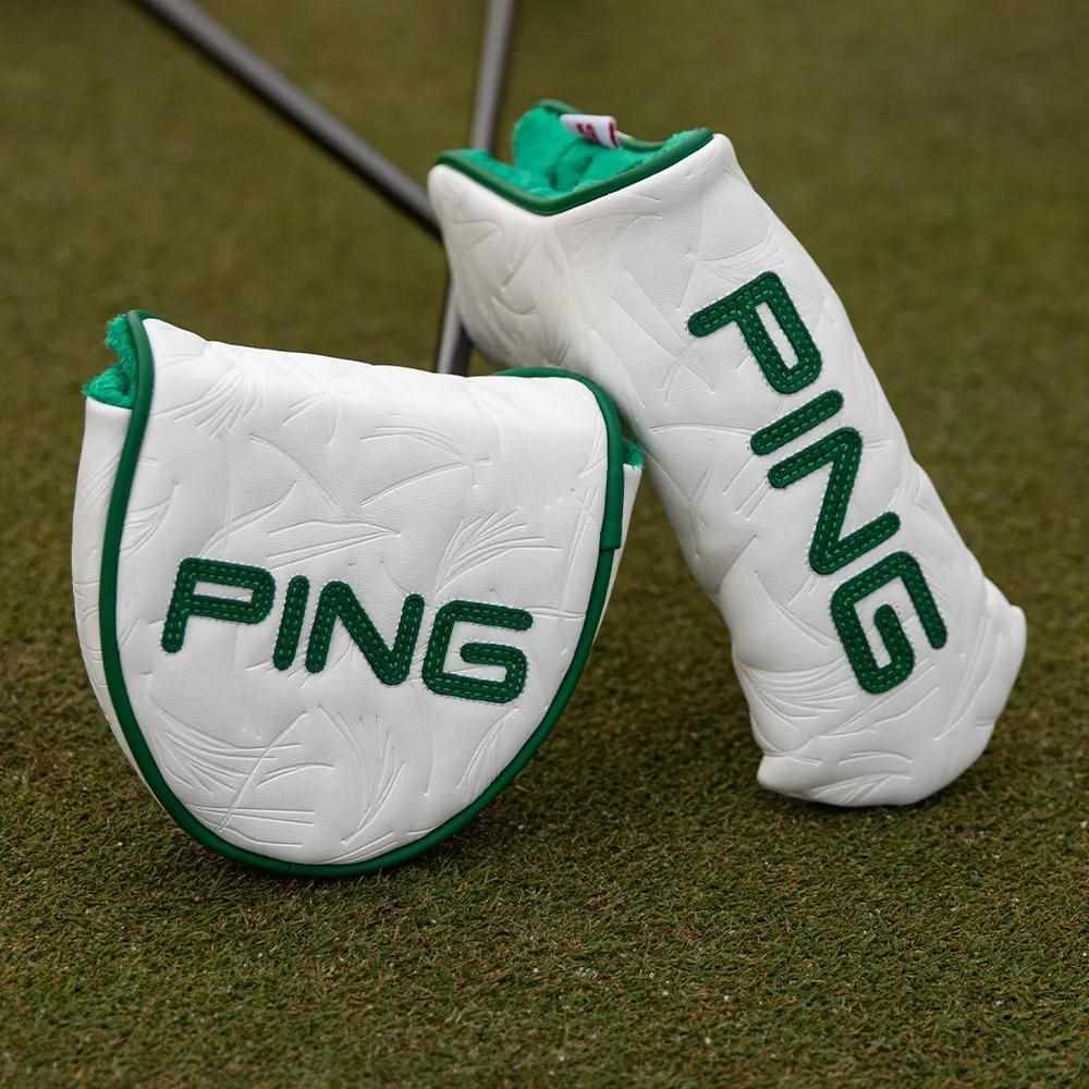 PING Golf Ping Looper Blade Putter Headcover, bianco/verde