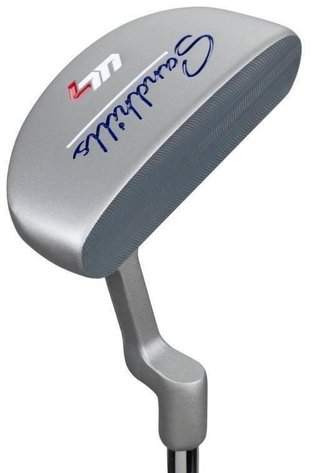 U.S. Kids Golf UL7-54 (137cm) W15 5-Club junior set da golf + stand bag, nero/viola