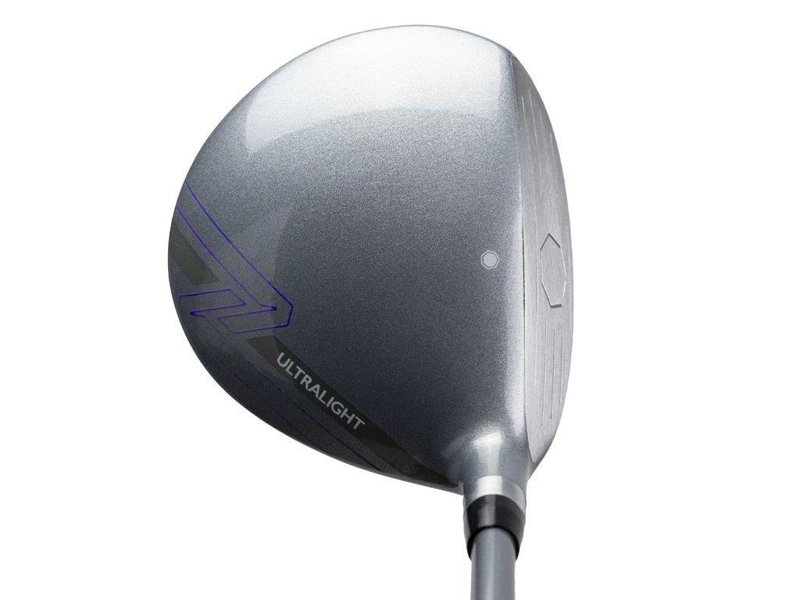 U.S. Kids Golf UL7-54 (137cm) W15 5-Club junior set da golf + stand bag, nero/viola