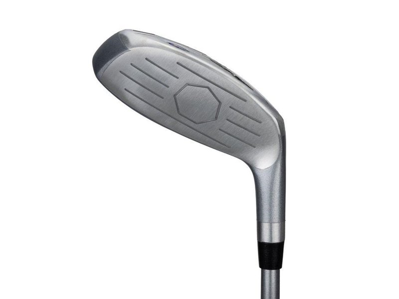 U.S. Kids Golf UL7-54 (137cm) W15 5-Club junior set da golf + stand bag, nero/viola