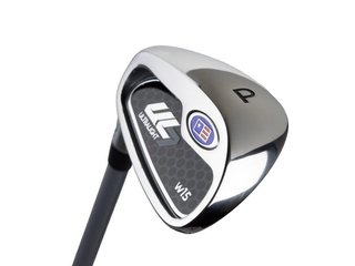 U.S. Kids Golf UL7-54 (137cm) W15 5-Club junior set da golf + stand bag, nero/viola