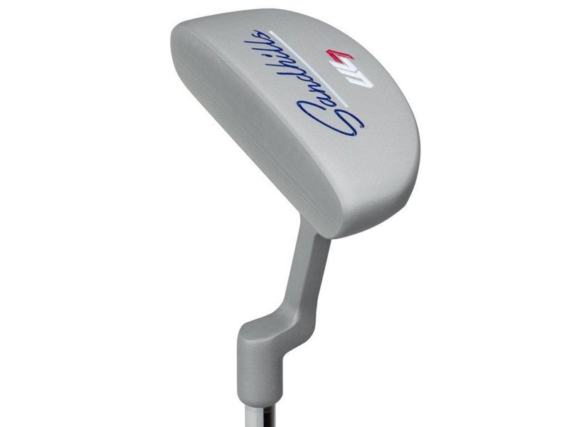 U.S. Kids Golf UL7-54 (137cm) W15 5-Club junior set da golf + stand bag, nero/viola