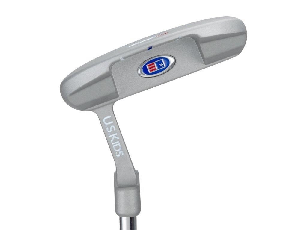 U.S. Kids Golf UL7-54 (137cm) W15 5-Club junior set da golf + stand bag, nero/viola