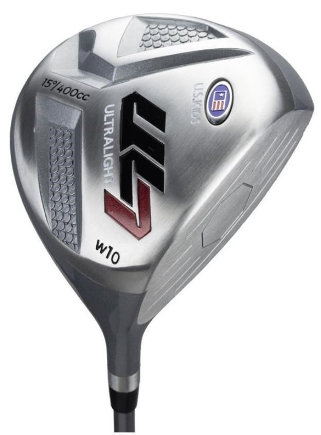 U.S. Kids Golf UL7-60 (152cm) W10 5-Club junior set da golf + stand bag, nero/bordeaux