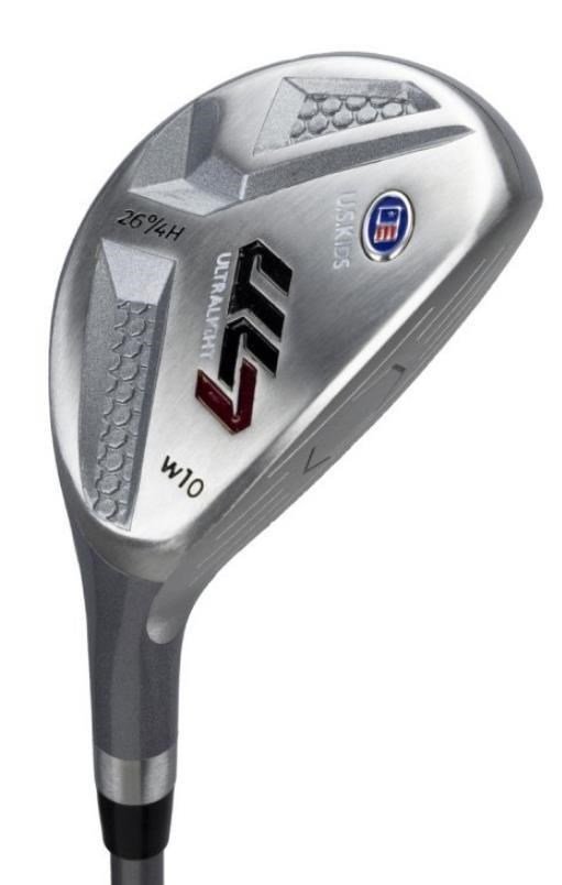 U.S. Kids Golf UL7-60 (152cm) W10 5-Club junior set da golf + stand bag, nero/bordeaux