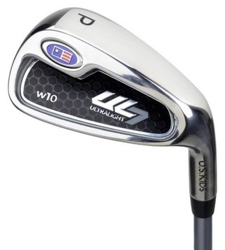 U.S. Kids Golf UL7-60 (152cm) W10 5-Club junior set da golf + stand bag, nero/bordeaux