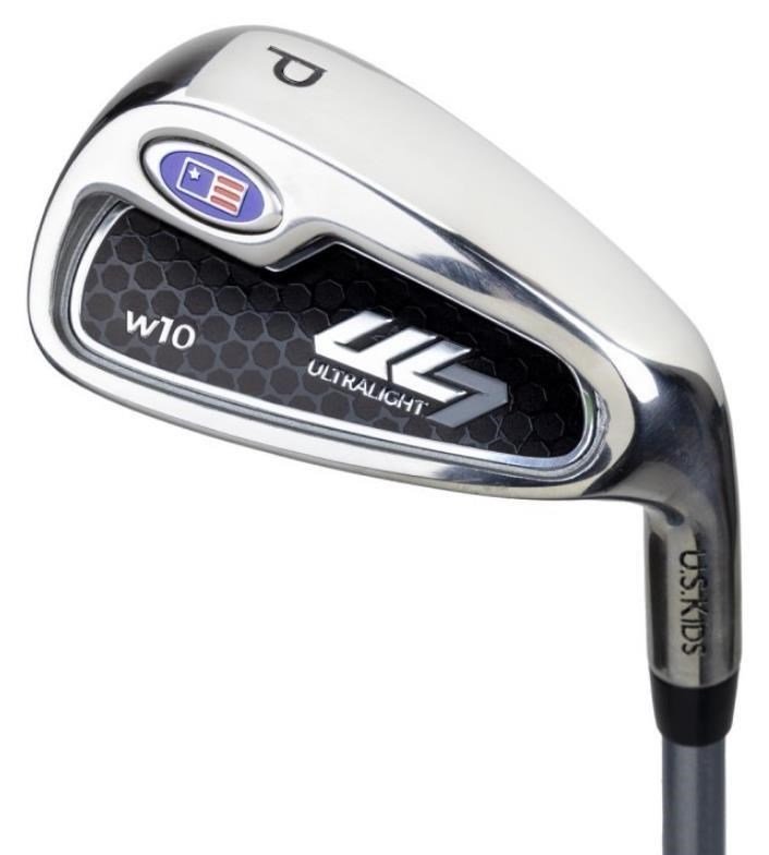 U.S. Kids Golf UL7-60 (152cm) W10 5-Club junior set da golf + stand bag, nero/bordeaux