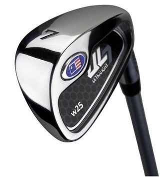 U.S. Kids Golf UL7-42 (107cm) W25 4-Club junior set da golf + stand bag, bianco/rosa