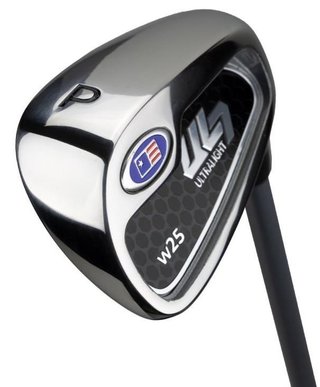 U.S. Kids Golf UL7-42 (107cm) W25 4-Club junior set da golf + stand bag, bianco/rosa