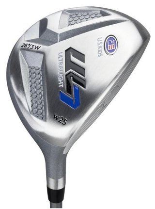 U.S. Kids Golf UL7-45 (114cm) W25 4-Club junior set da golf + stand bag, nero/blu