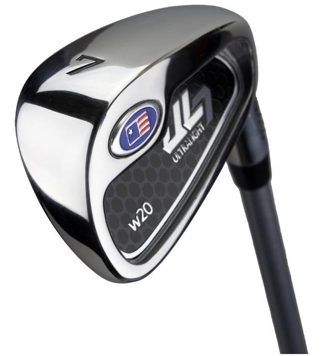 U.S. Kids Golf UL7-48 (122cm) W20 5-Club junior set da golf + stand bag, blu navy/rosso/bianco