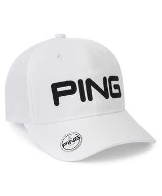 PING Ball Marker cappellino da uomo, bianco - 3 PACK