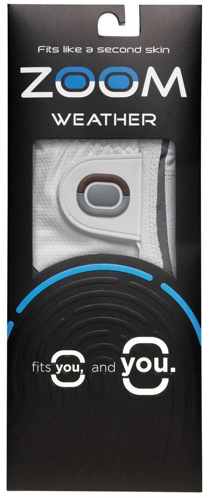 Zoom Zoom Weather guanto da golf uomo, bianco/argento