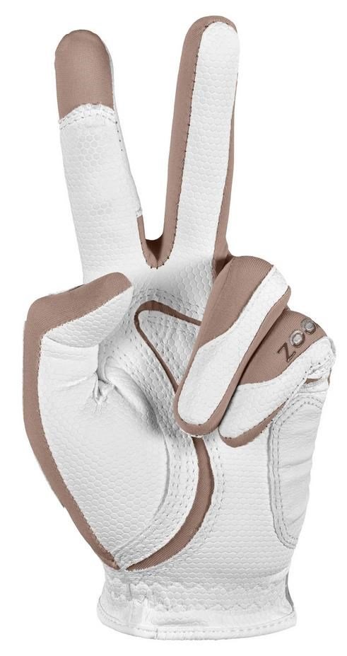 Zoom Zoom Weather guanto da golf donna, bianco/sabbia