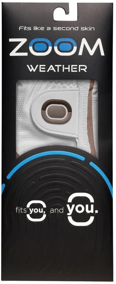 Zoom Zoom Weather guanto da golf donna, bianco/sabbia
