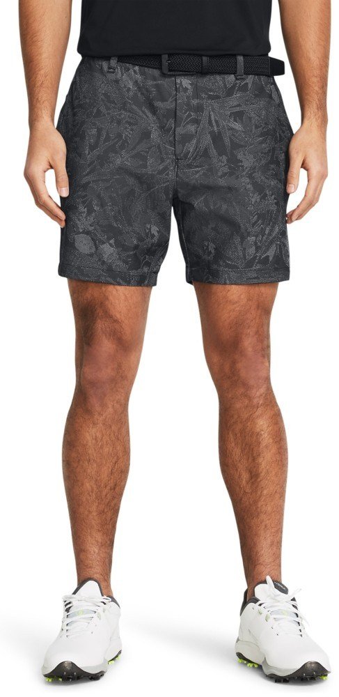 Under Armour Iso-Chill Printed 7 pantaloncini da uomo, nero/halo gray