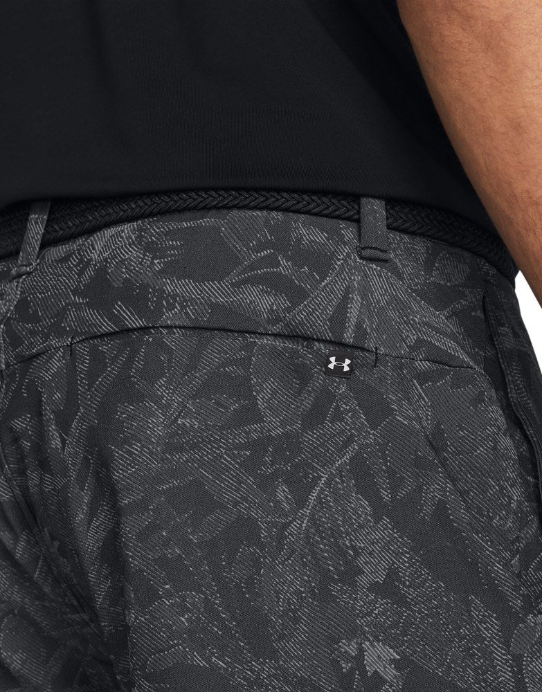 Under Armour Iso-Chill Printed 7 pantaloncini da uomo, nero/halo gray