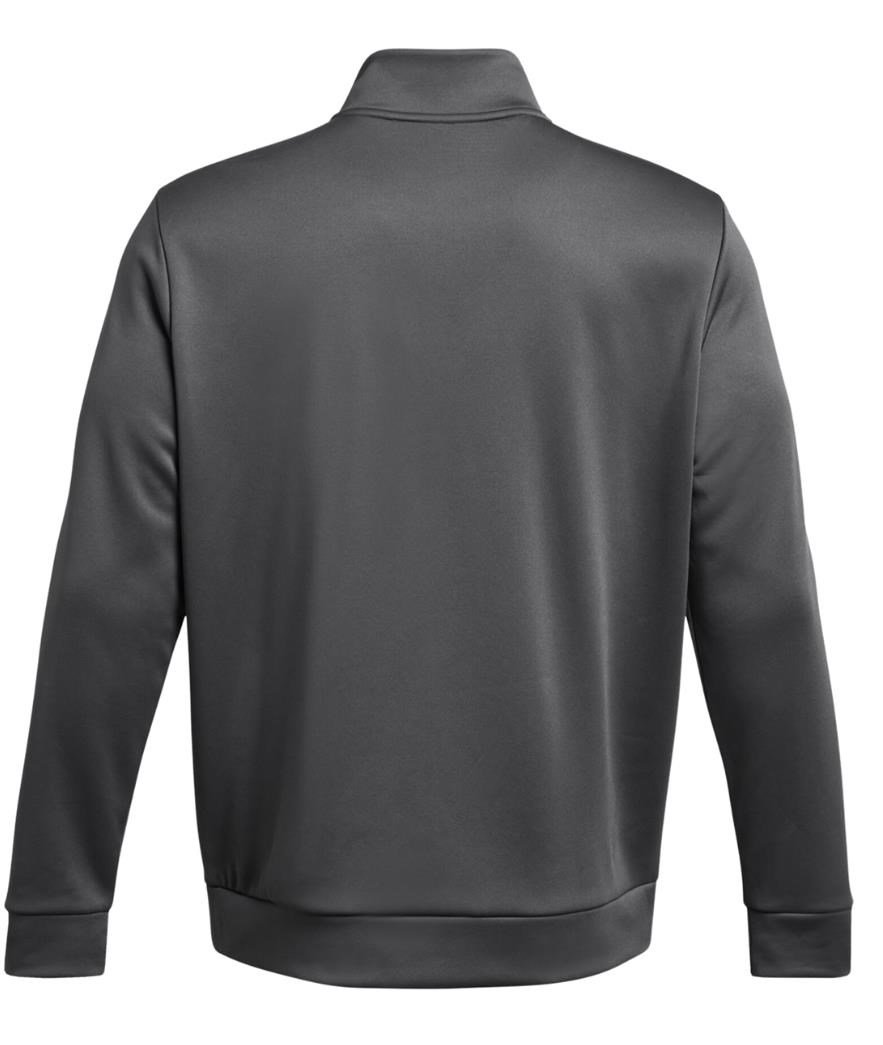 Under Armour Fleece 1/4 Zip felpa da uomo, castlerock/black