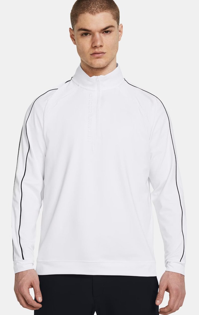 Under Armour Storm Midlayer 1/2 Zip felpa da uomo, bianco/midnight navy