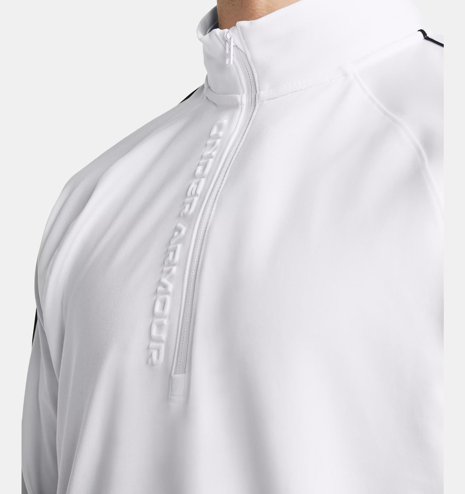 Under Armour Storm Midlayer 1/2 Zip felpa da uomo, bianco/midnight navy