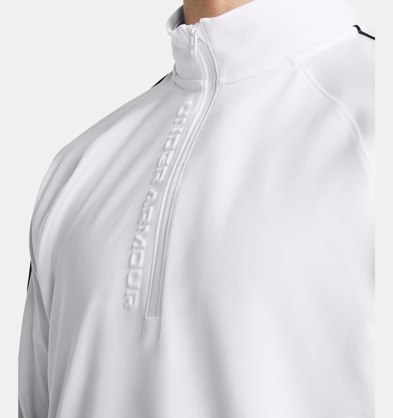 Under Armour Storm Midlayer 1/2 Zip felpa da uomo, bianco/midnight navy