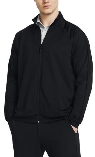 Under Armour Storm Midlayer felpa uomo, nero/bianco