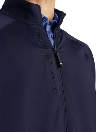 Under Armour Storm Midlayer felpa da uomo, navy/bianco