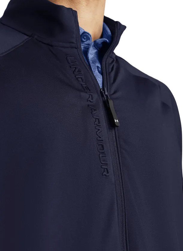 Under Armour Storm Midlayer felpa da uomo, navy/bianco