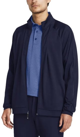 Under Armour Storm Midlayer felpa da uomo, navy/bianco