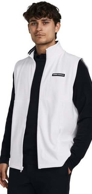 Under Armour Storm Daytona gilet da uomo, bianco/nero