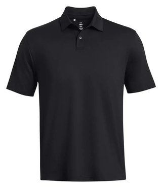 Under Armour T2G polo da uomo, nero/pitch gray