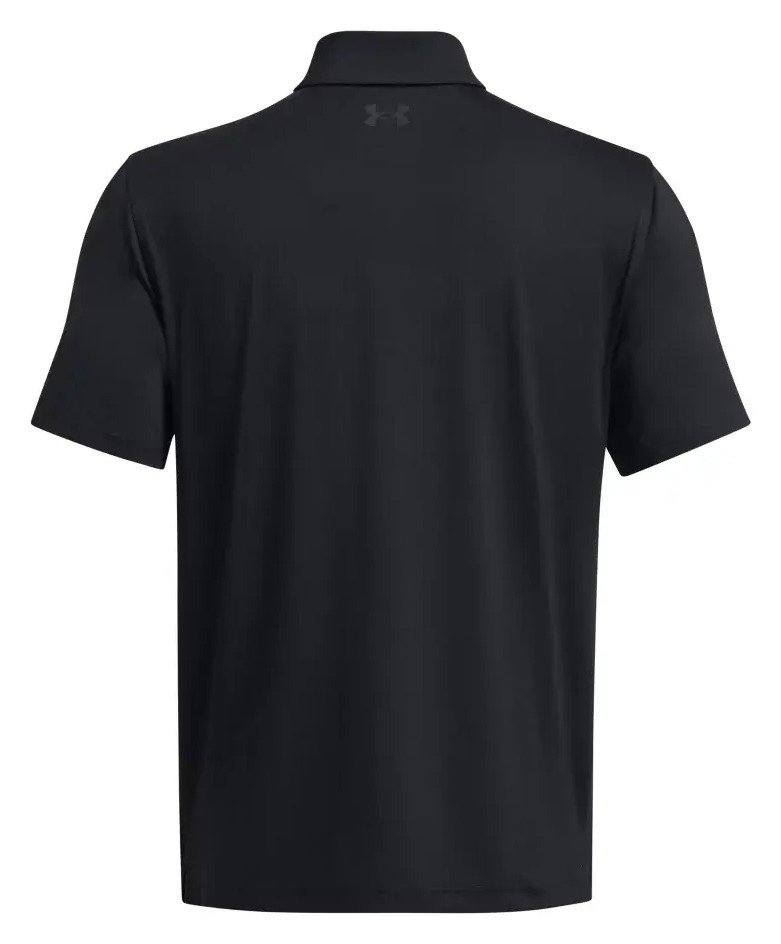 Under Armour T2G polo da uomo, nero/pitch gray