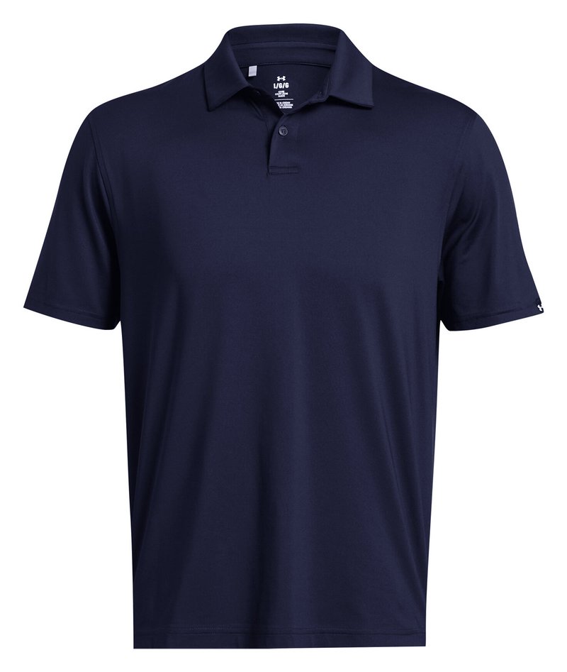 Under Armour T2G polo da uomo, midnight navy/pitch gray
