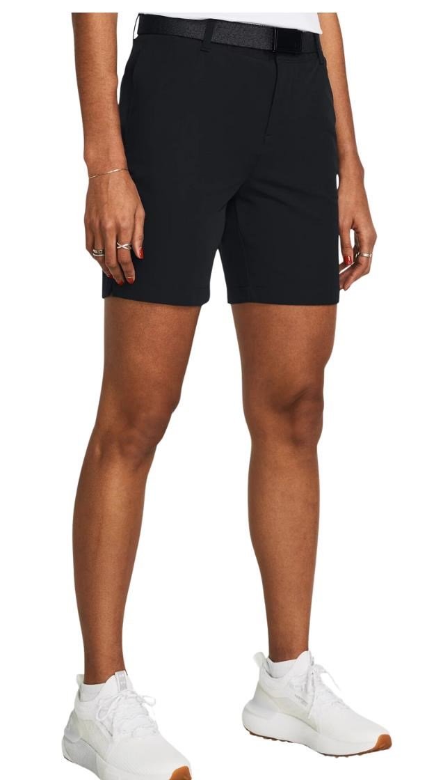 Under Armour Drive 7" pantaloncini donna, nero/argento metallico