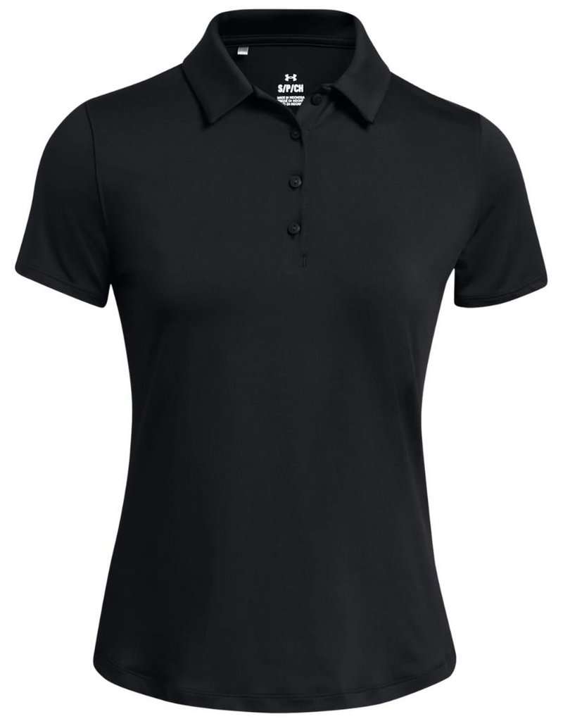 Under Armour Playoff polo da donna, nero