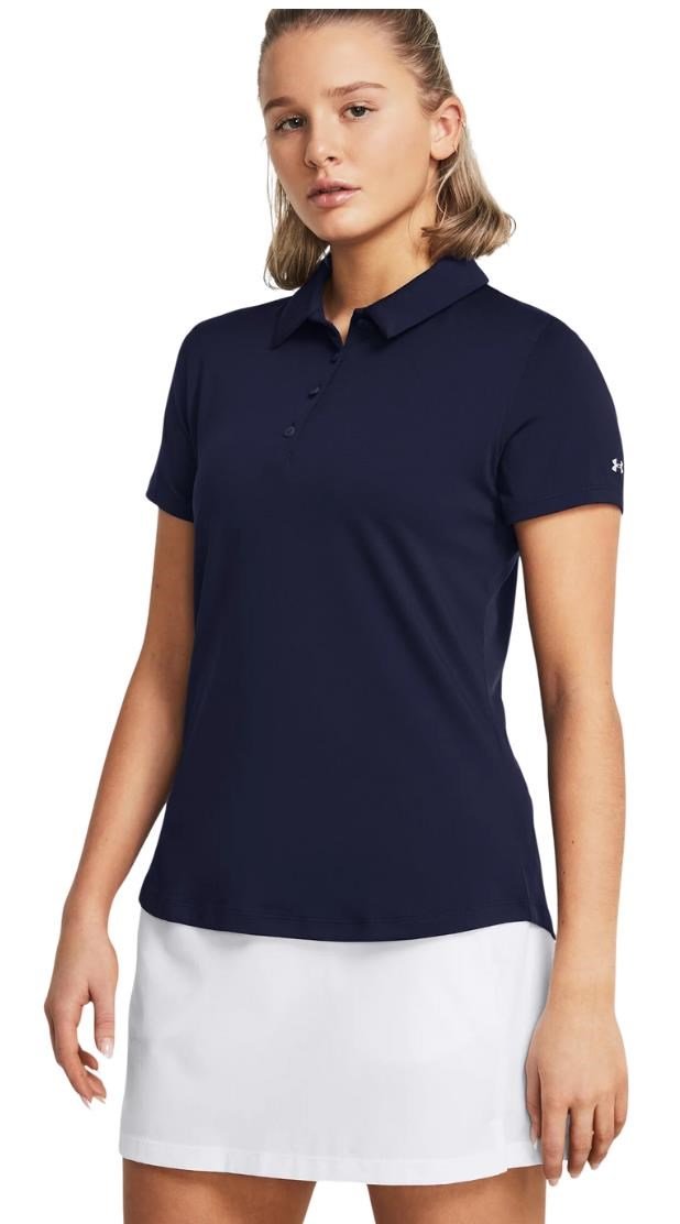 Under Armour Playoff polo da donna, midnight navy/halo grey