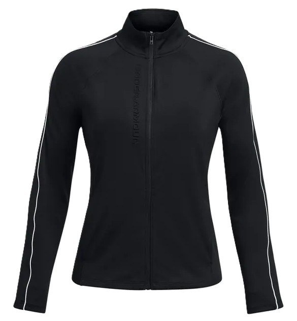 Under Armour Storm donna midlayer full zip, nero/bianco