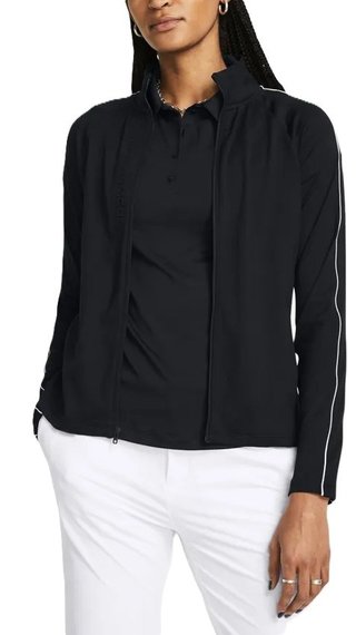 Under Armour Storm donna midlayer full zip, nero/bianco