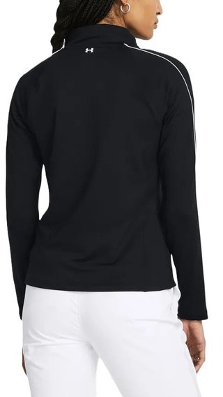 Under Armour Storm donna midlayer full zip, nero/bianco