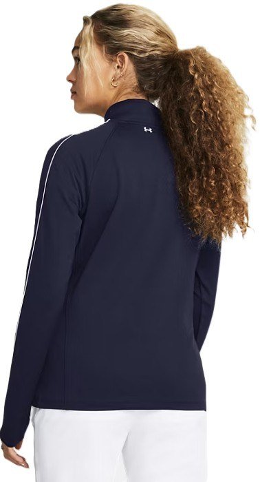 Under Armour Storm donna midlayer full zip, midnight navy/white