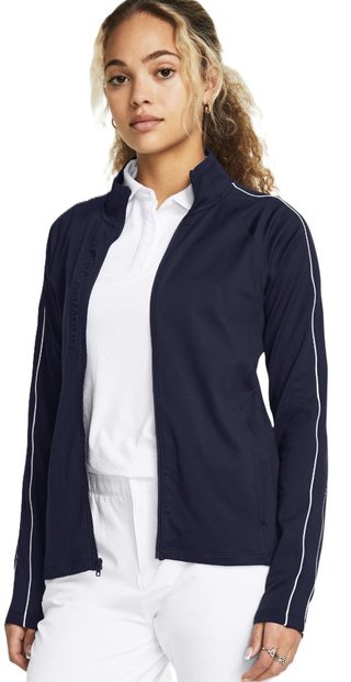 Under Armour Storm donna midlayer full zip, midnight navy/white