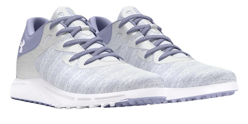 Under Armour Charged Breathe 2 Knit SL scarpe da golf donna, bianche