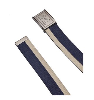 Under Armour Stretch Webbing cintura da uomo, midnight navy/khaki base/castlerock