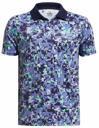 Under Armour Matchplay Printed polo junior, starlight/vapor green
