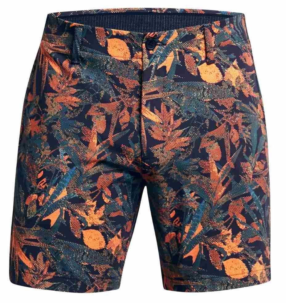 Under Armour Iso-Chill Printed 7 pantaloncini da uomo, midnight navy/photon blue/halo gray